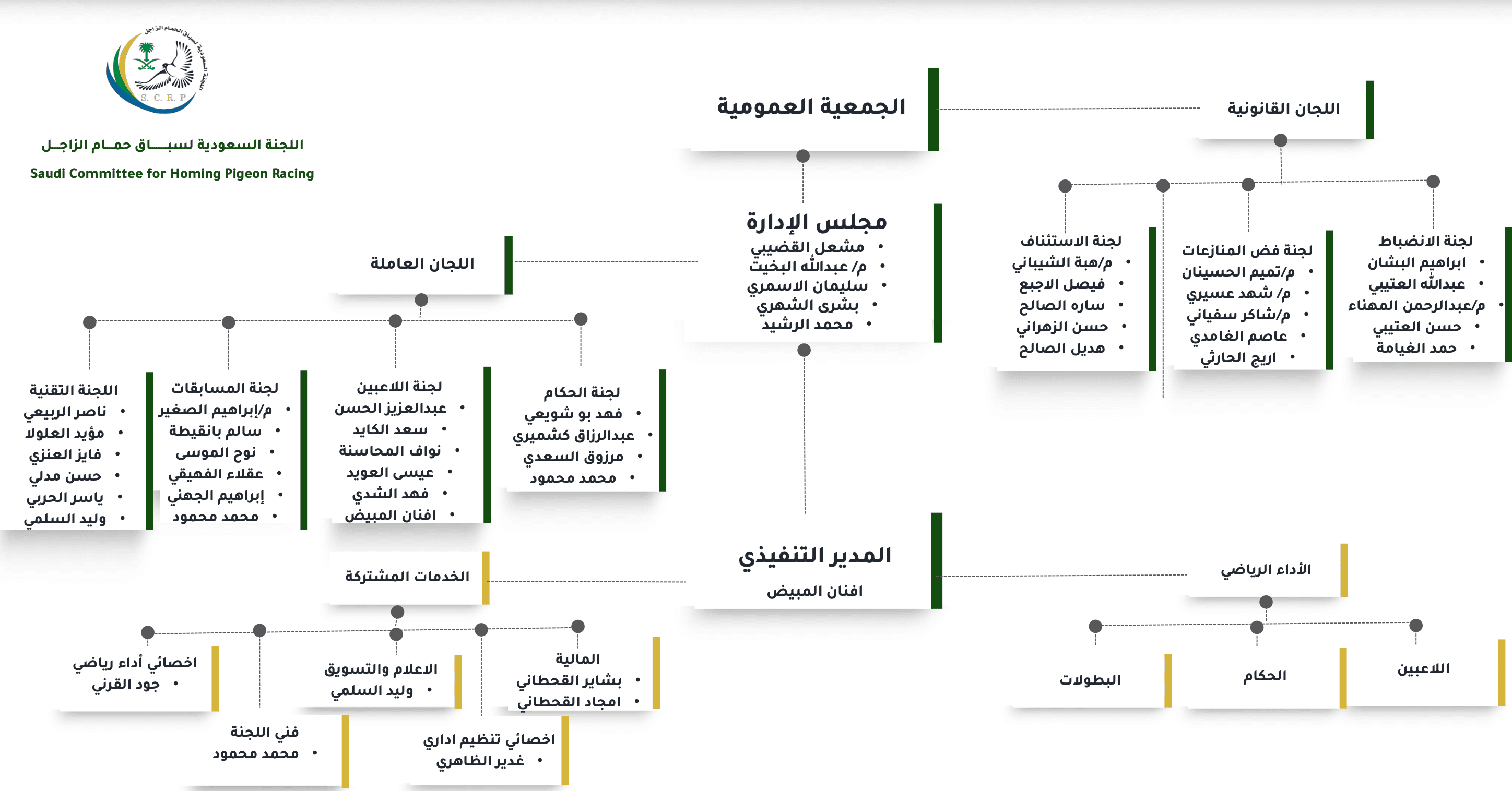 الهيكل التنظيمي